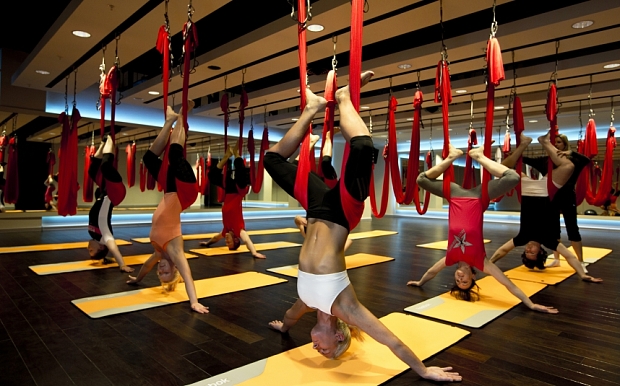 health club news Virgin Active Health Club - AntiGravity Yoga
