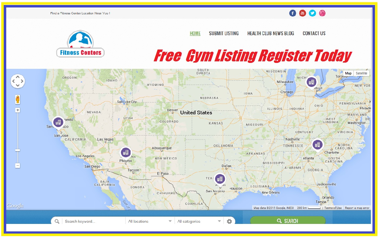 Fitness Centers Screen Shot 1