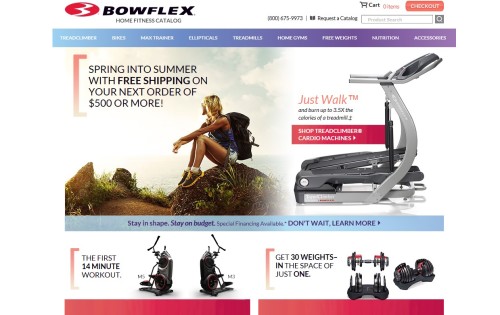 health club news bowflex ad