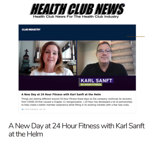 A New Day at 24 Hour Fitness with Karl Sanft at the Helm