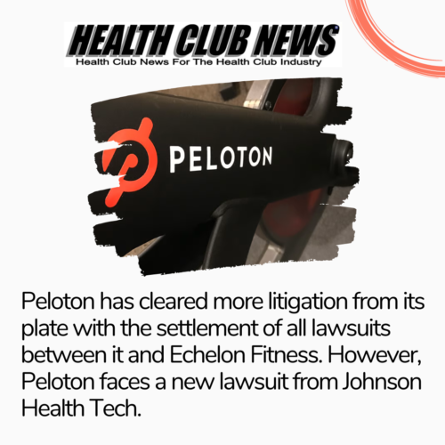 Peloton has cleared more litigation from its plate with the settlement of all lawsuits between it and Echelon Fitness.