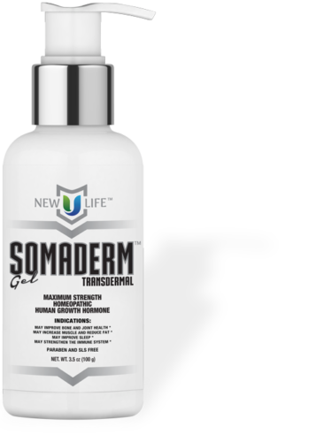 SOMADERM™ GEL “The Only FDA Registered Topical HGH Anti-Aging Gel”!