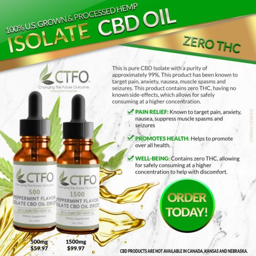 CTFO CBD PRODUCTS ARE 100% U.S. GROWN