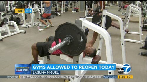 Gyms Reopening May Not Facilitate Coronavirus Infections, Study Finds